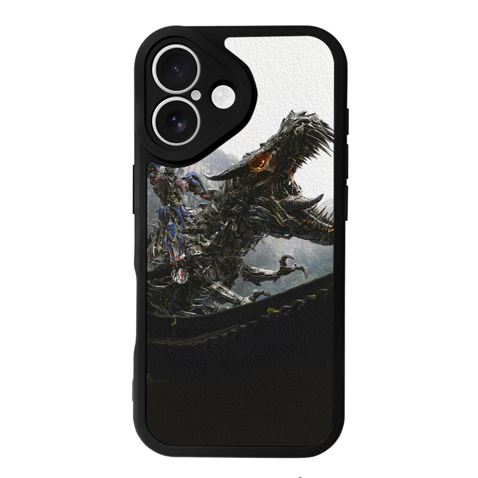 （画像用） Transformers トランスフォーマー 【iPhone 16シリーズ対応】シリコンスマホケース（レザー調） 材質：シリコン